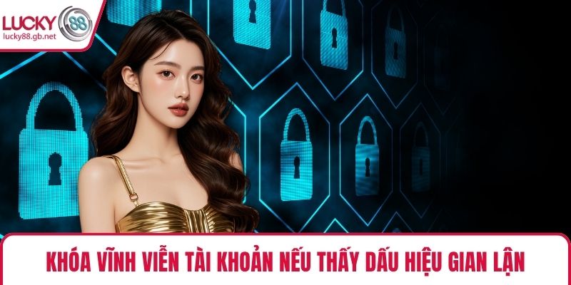 Khóa vĩnh viễn tài khoản nếu thấy dấu hiệu gian lận